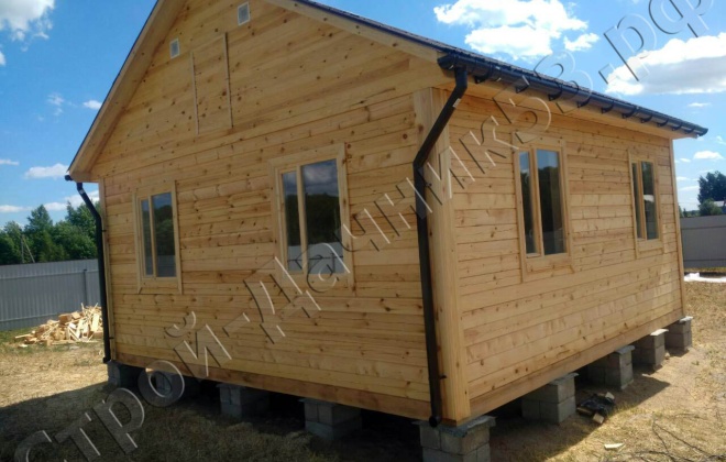 3 Брусовой дом ОД-34, 6×6, 37.5 м², Калужская область, посёлок Балабаново (2)